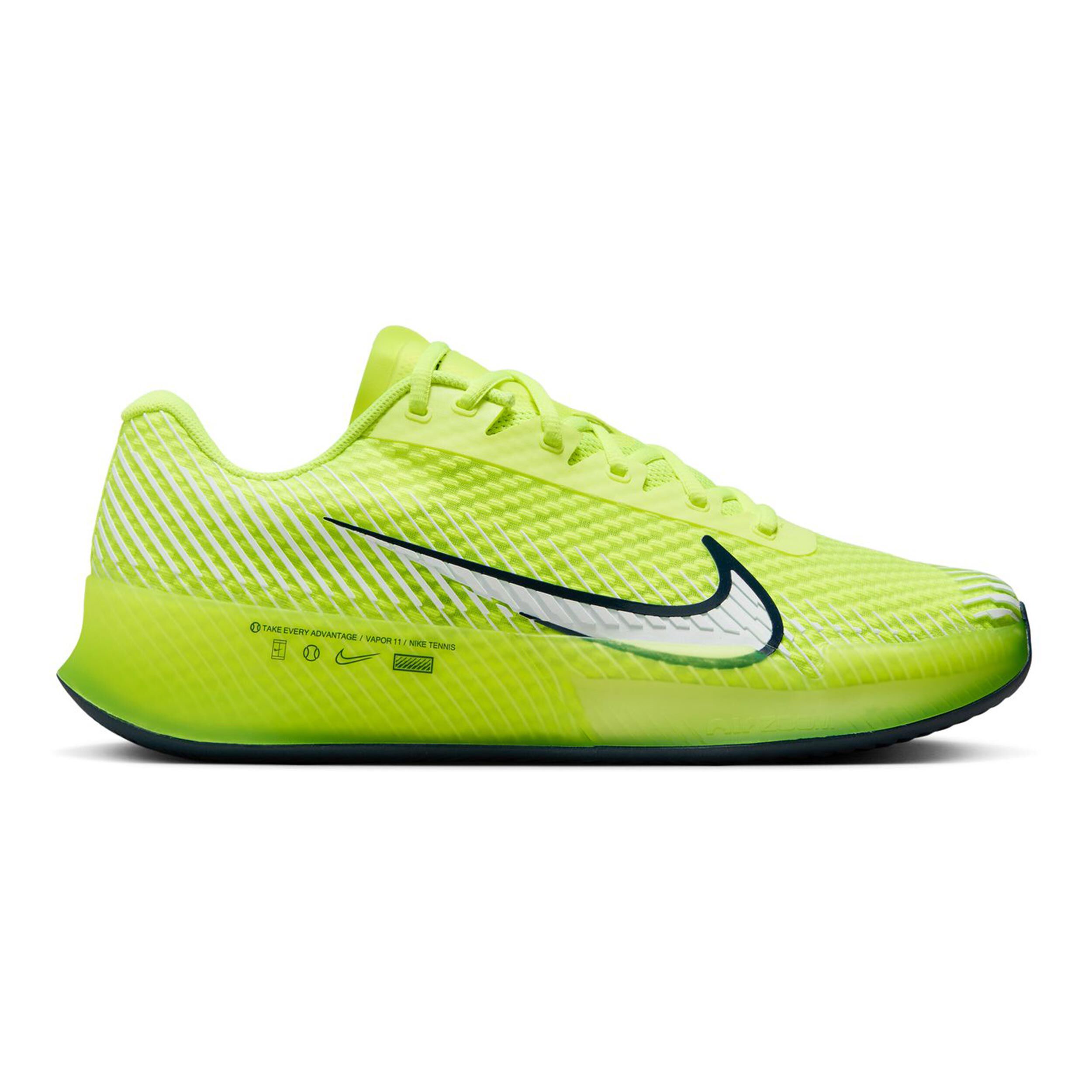 Air Zoom Vapor 11 Sandplatzschuh Herren - Neongelb
