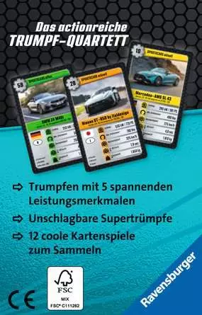 Sports-Cars - Kartenspiel ab 7 Jahren