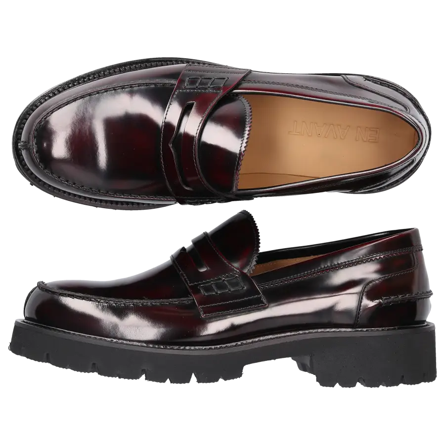 EN AVANT - Loafer 469-03 Kalbsleder - rot