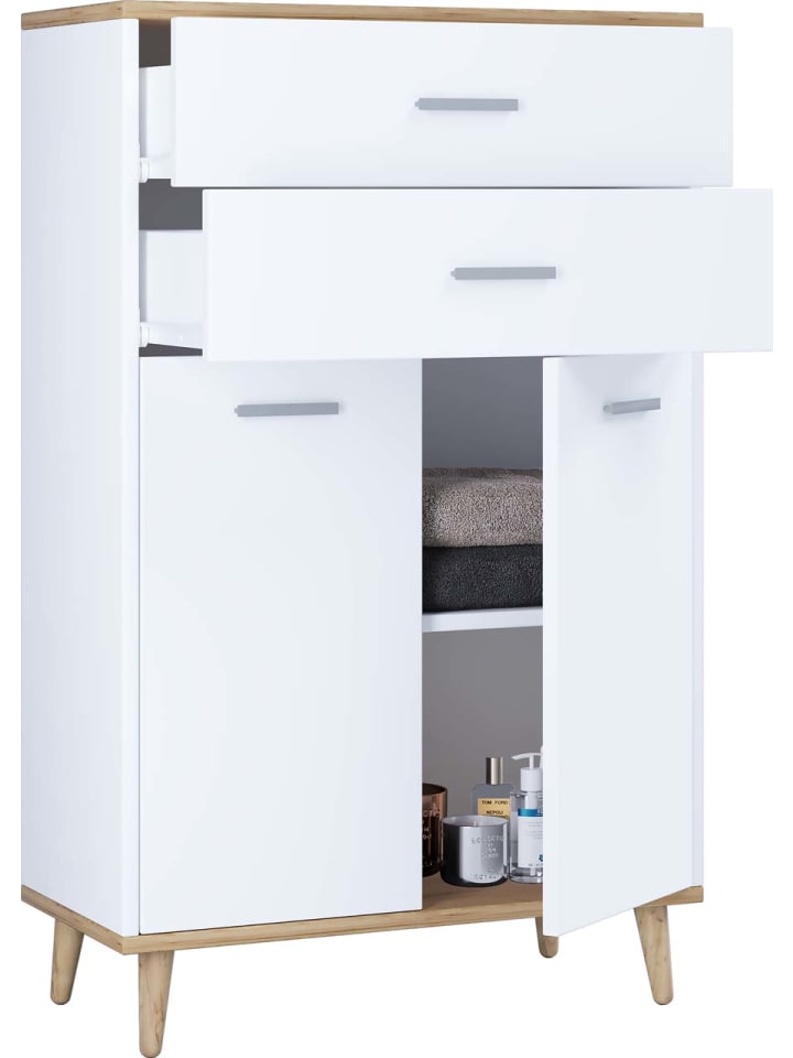 ebuy24 Badschrank Landos Weiß 60 x 28 cm günstig kaufen onesize