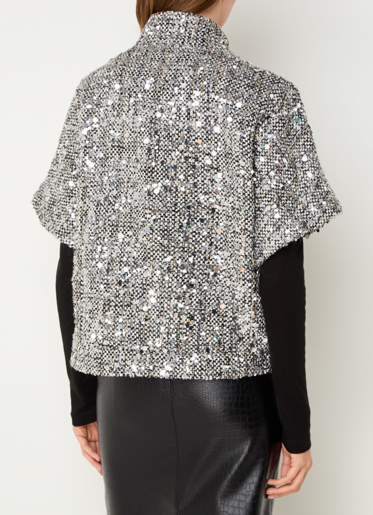 Jachetă Carly cu paiete Bruuns Bazaar din tweed