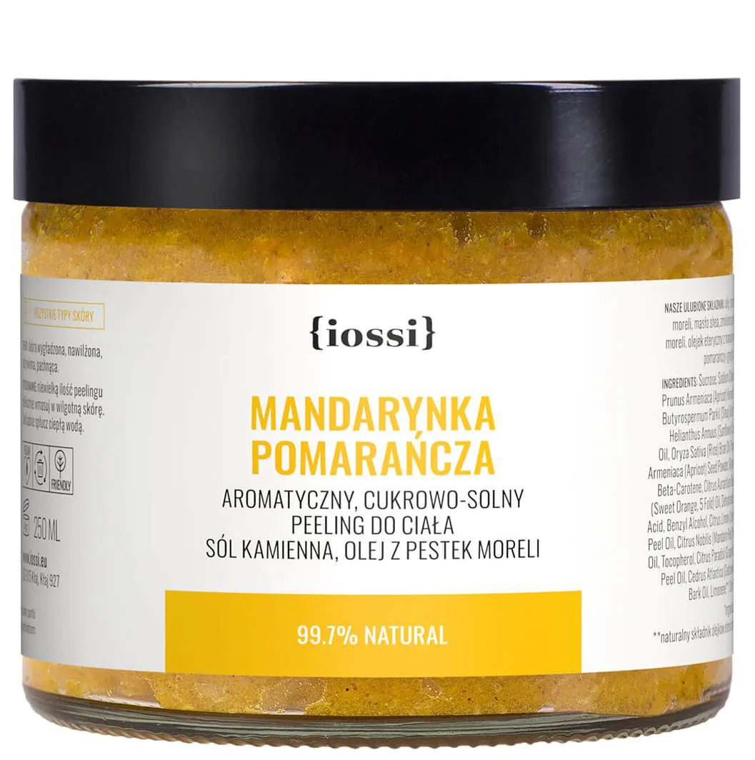 Iossi piling za tijelo od mandarine i šećera s uljem koštica kajsije 2