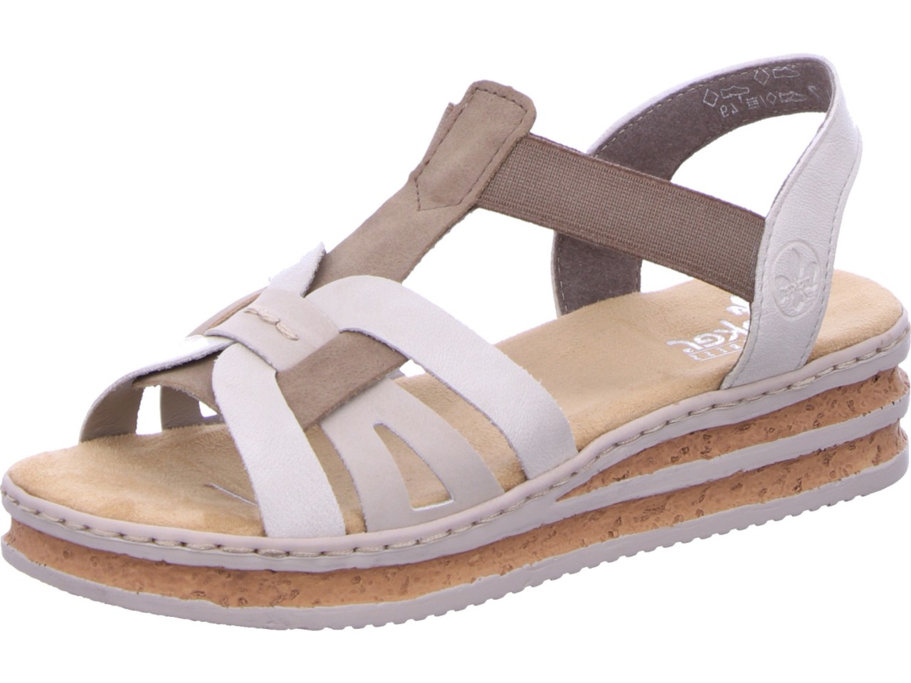 RIEKER Klassische Sandalen beige