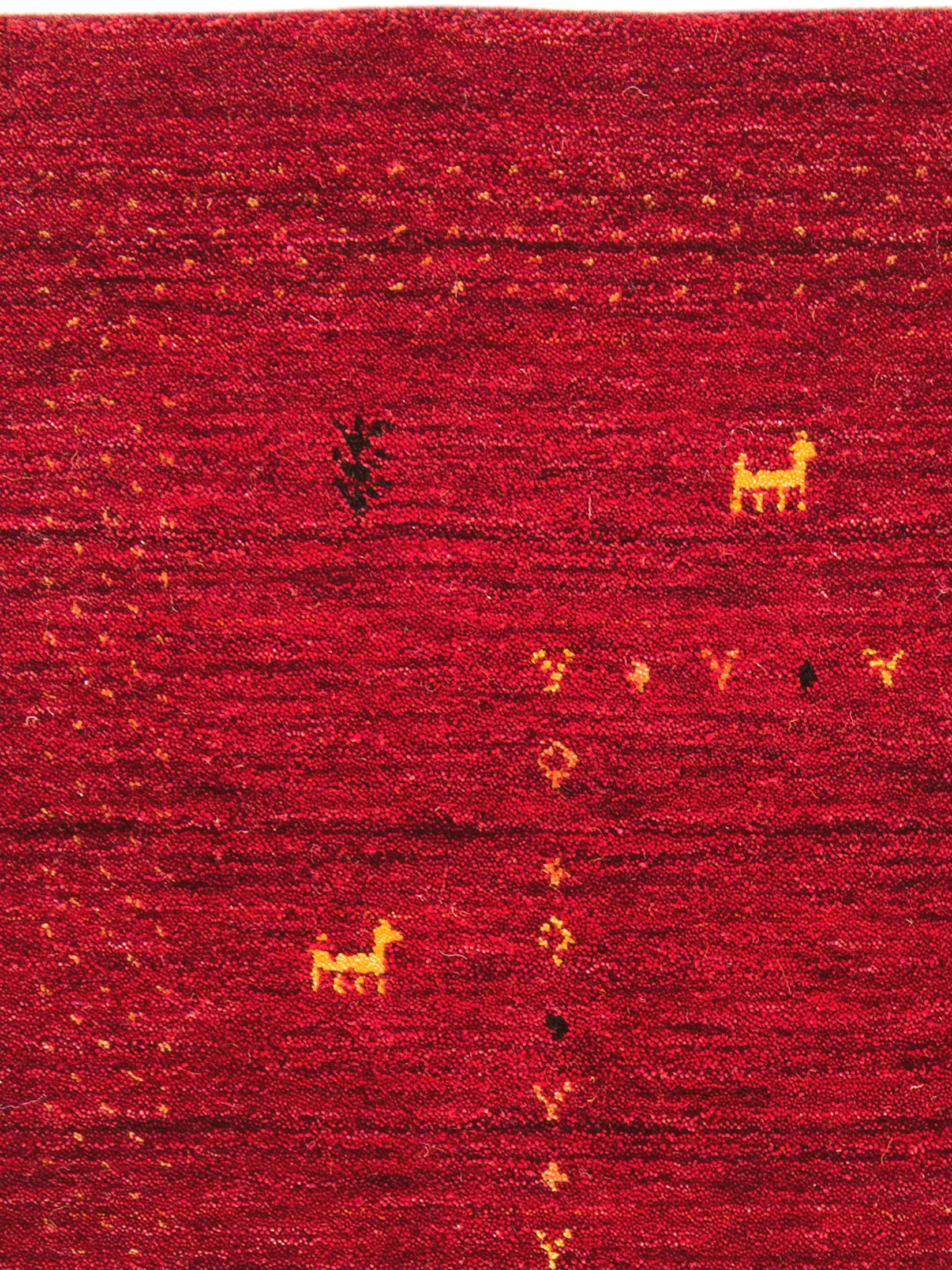 Kamlapur Gabbeh-Teppich, Dark Brown