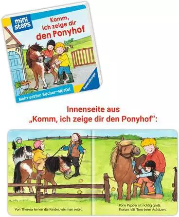 ministeps: Mein erster Bücher-Würfel: Kita, Zoo und Feuerwehr (Bücher-Set)