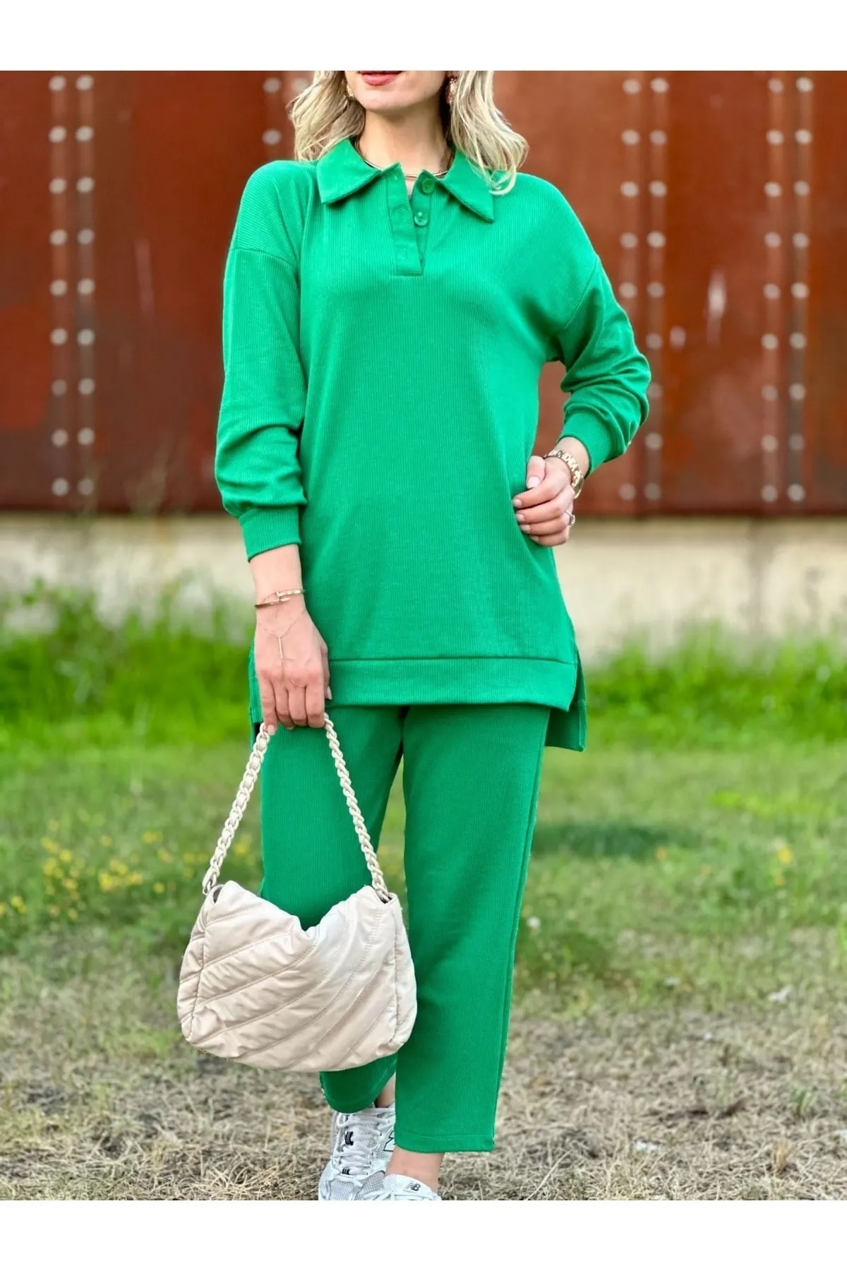 VOLT CLOTHİNG  Zweiteiler - Grün - Regular Fit