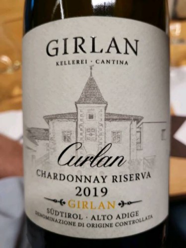 GirlanCurlan Chardonnay Riserva 2019