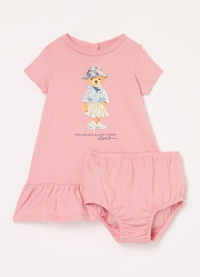 Ralph Lauren-kjole med logotrykk og bloomers