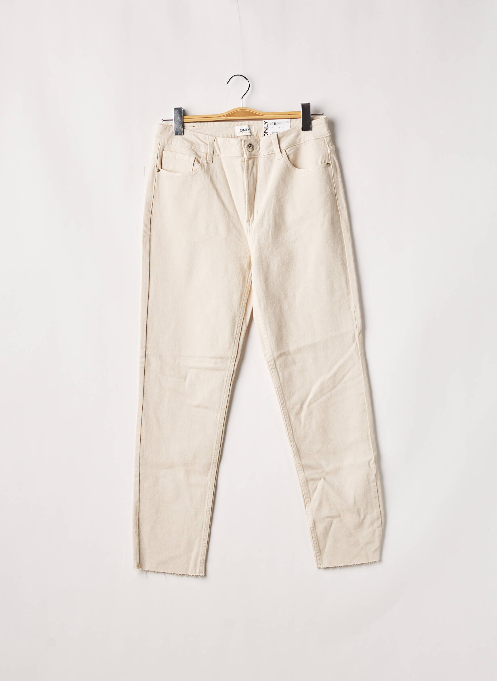 Only Jean Mom Femme couleur beige