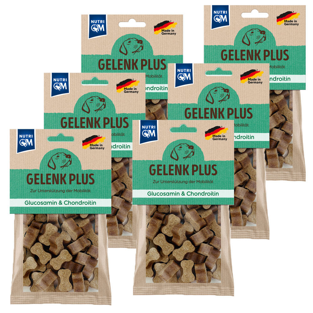 PetCom NutriQM Snack Gelenk Chondroitin Glucosamin 125g - 6er Set