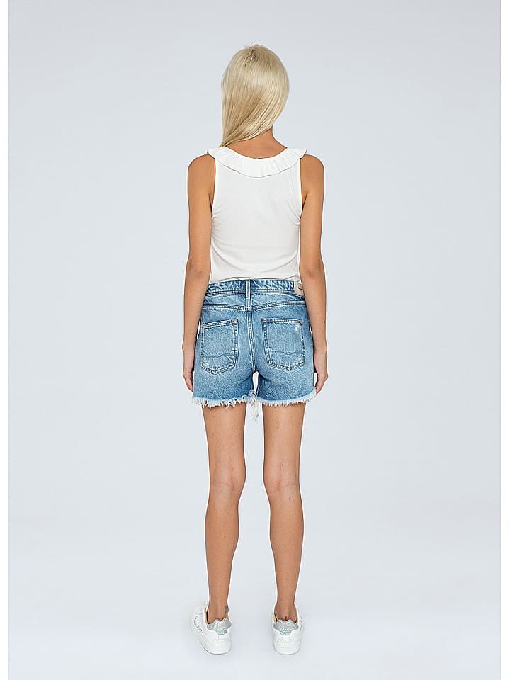 Pepe Jeans Jeans-Shorts in Blau günstig kaufen