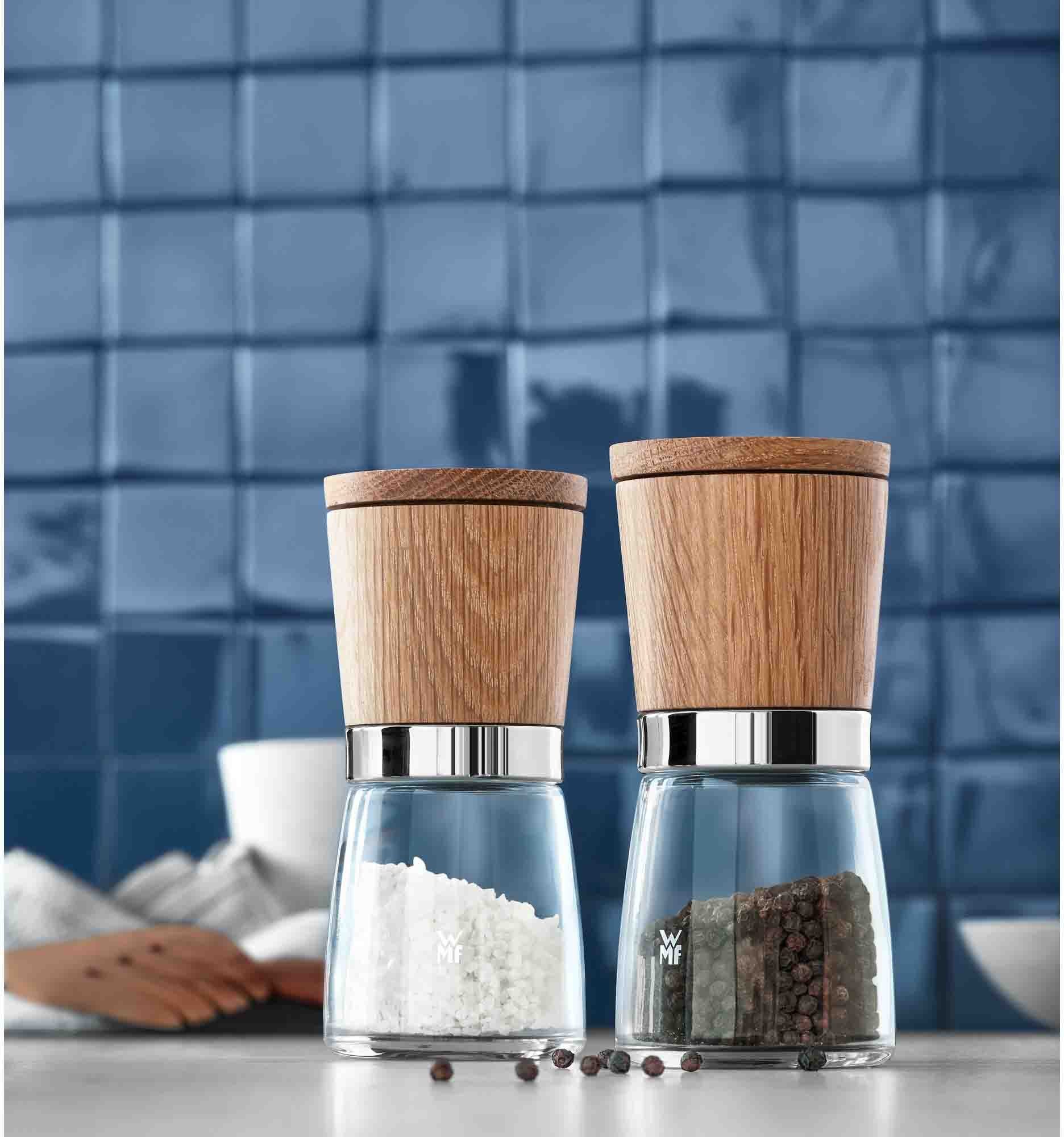 WMF Gewürzmühle Ceramill Nature manuell, (2 Stück), unbefüllt