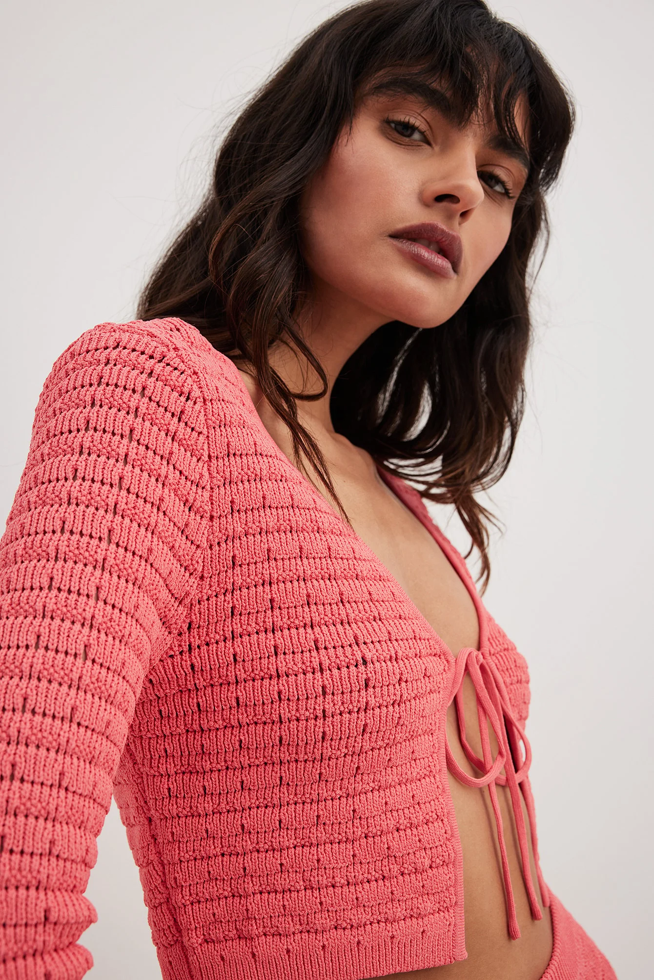 Kurze Strickjacke