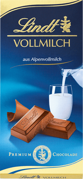 Lindt klassische Vollmilch Tafel