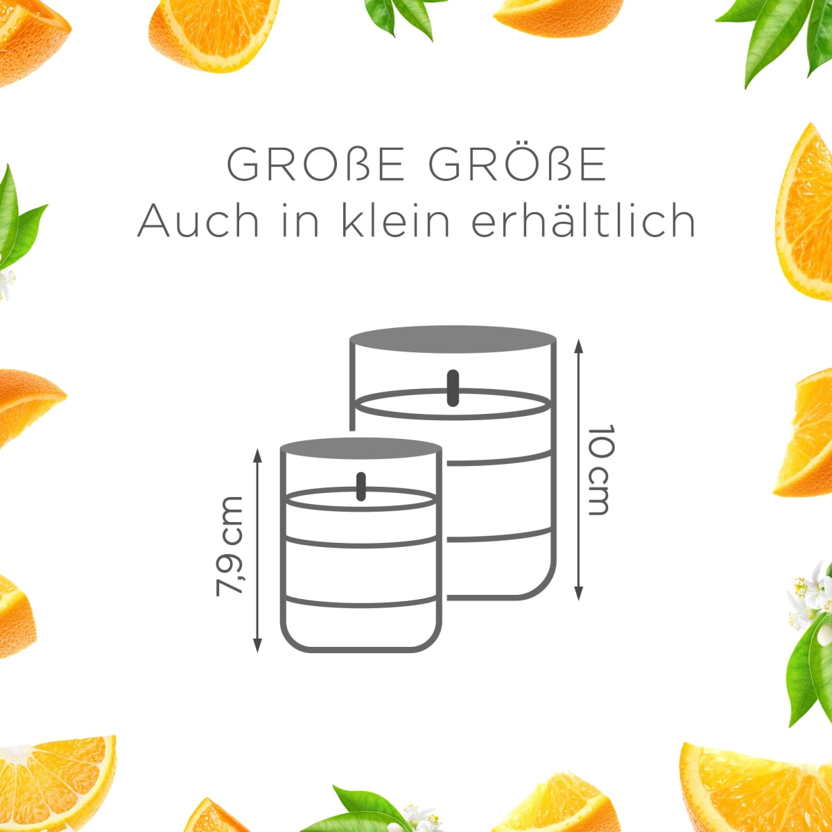 Duftkerze im Glas Citrus 105g, 1 St