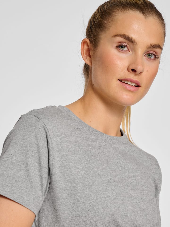 Hummel Hummel T-Shirt Hmlred Damen in GREY MELANGE günstig kaufen