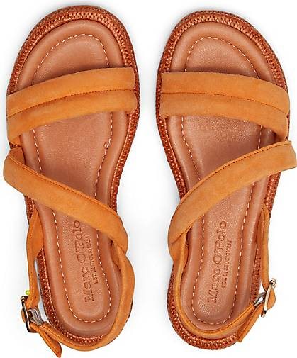 Marc O'Polo Velours-Leder-Sandale aus softem Ziegenleder