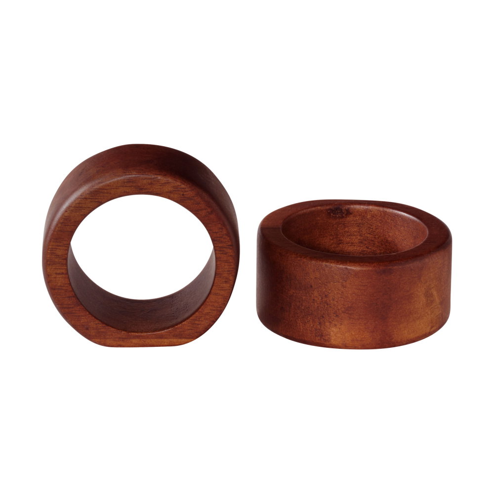 Serviettenringe-Set 2-teilig Wood
