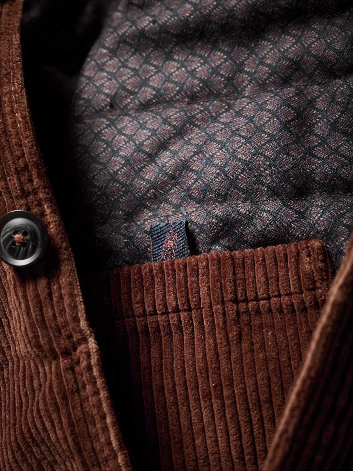 Charakter-Cordjacke