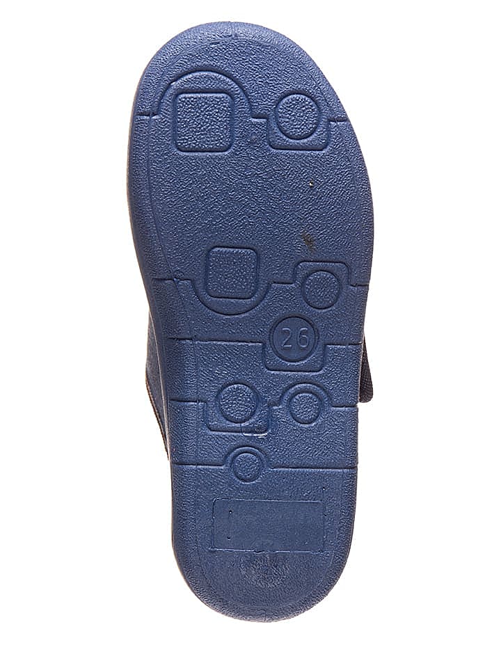 Richter Shoes Hausschuhe in Blau/ Orange günstig kaufen 33