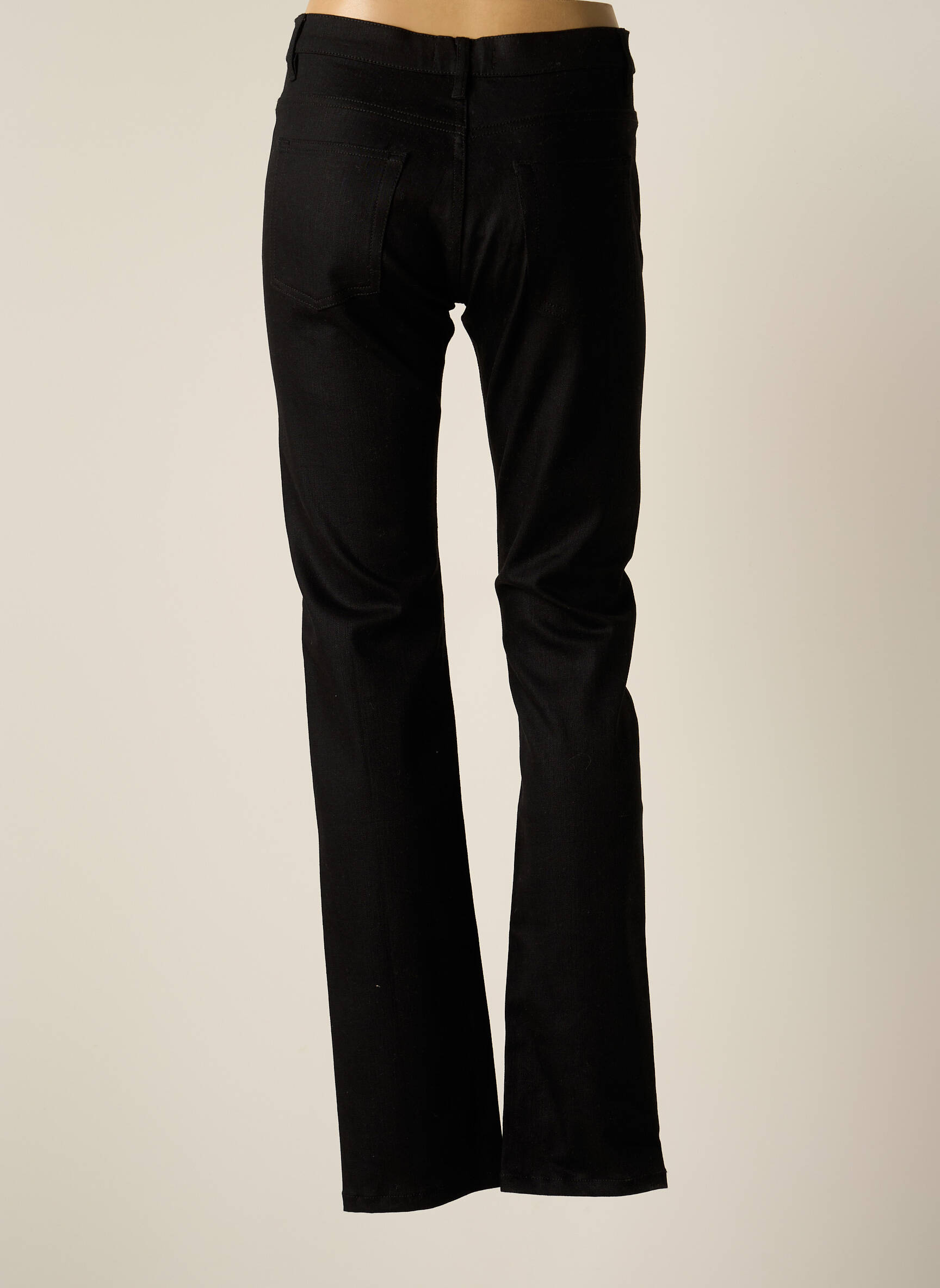 The Kooples Jeans Coupe Droite Femme couleur noir