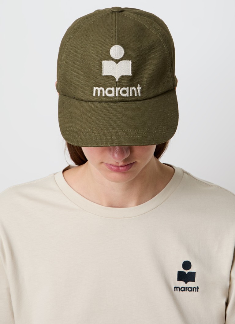 Cappellino Isabel Marant Tyron con logo ricamato