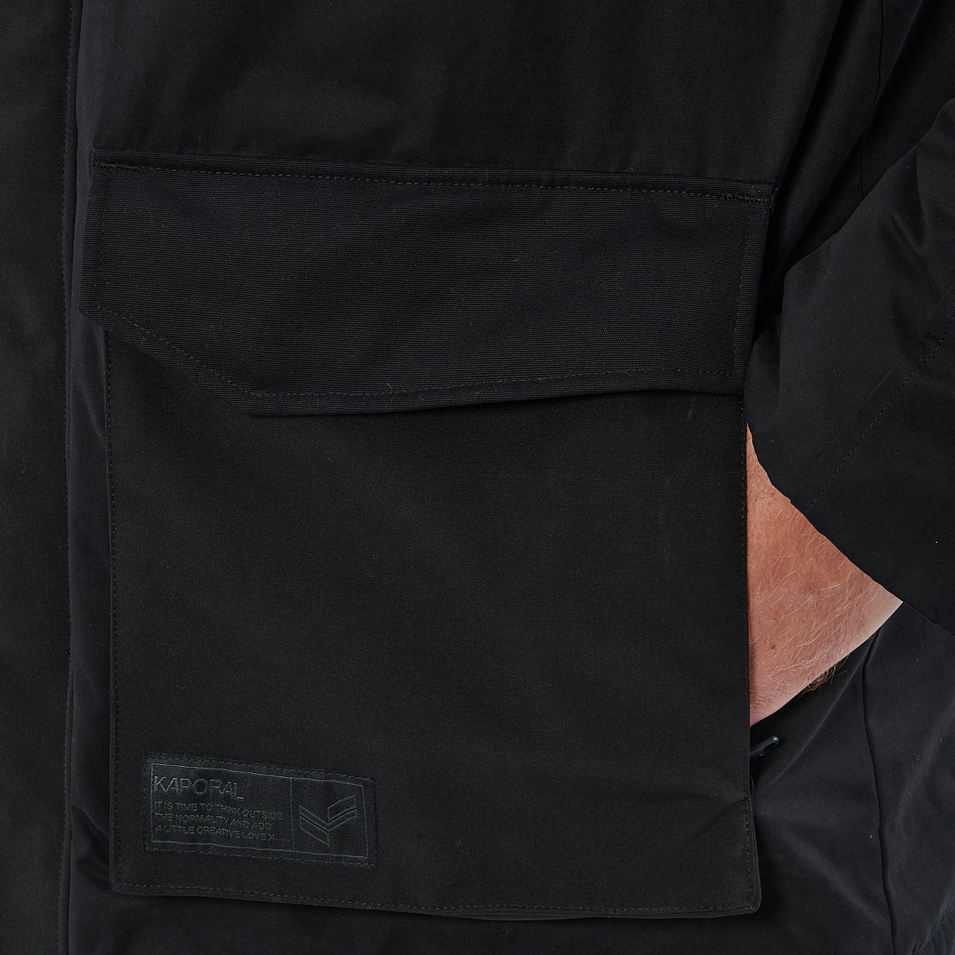 VAKO   Parka noir homme