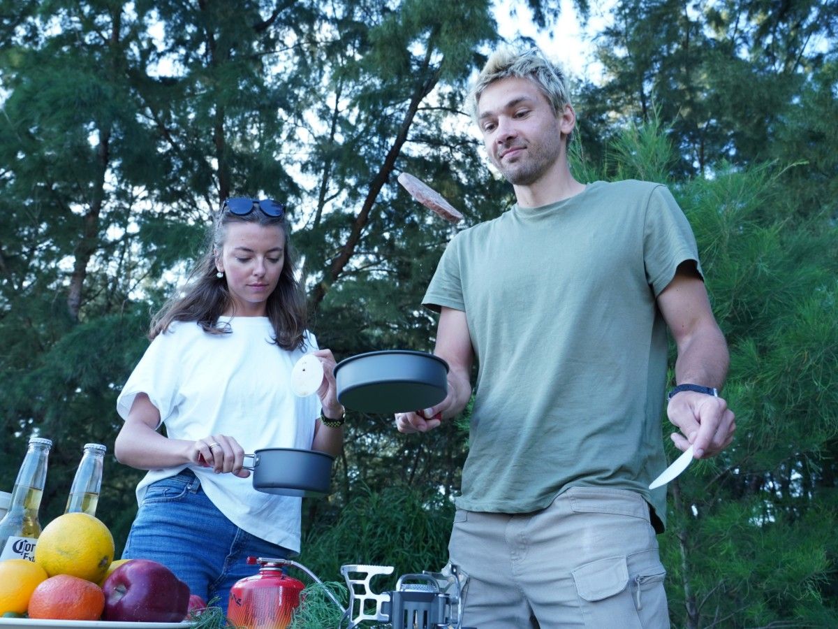 Bulin Camping Kochgeschirr Set 9-Teilig 1 Person