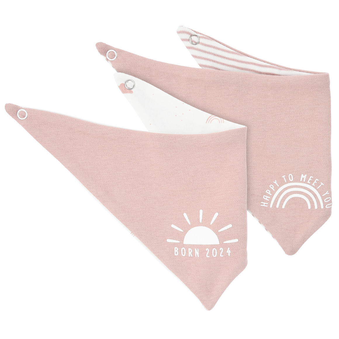 2 Newborn Bandana Born 2024