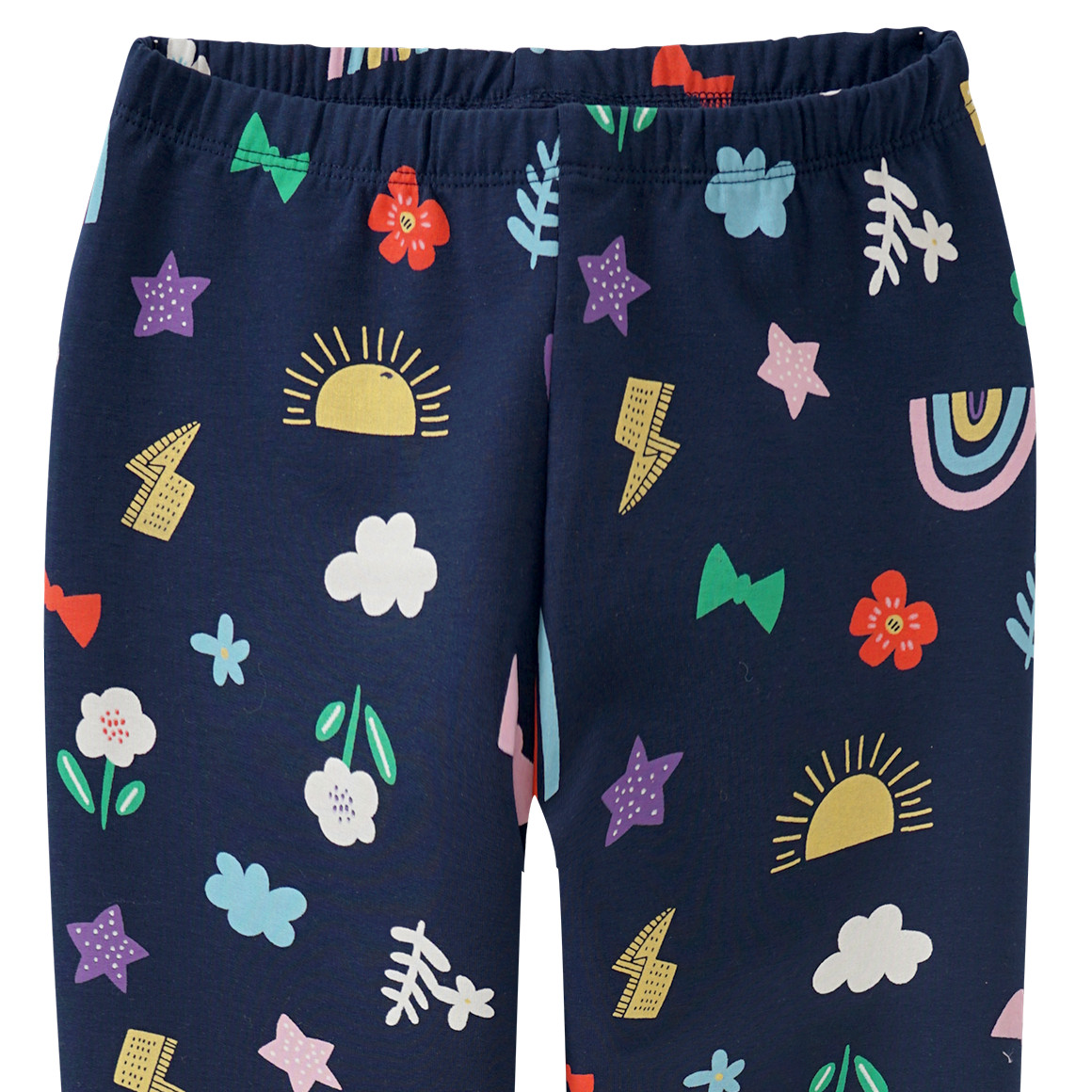 Mädchen Leggings mit Allover-Print