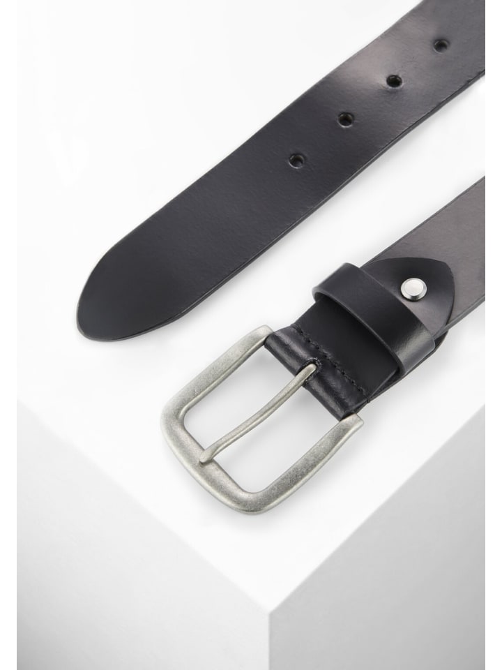 Paddock's Ledergürtel in schwarz günstig kaufen