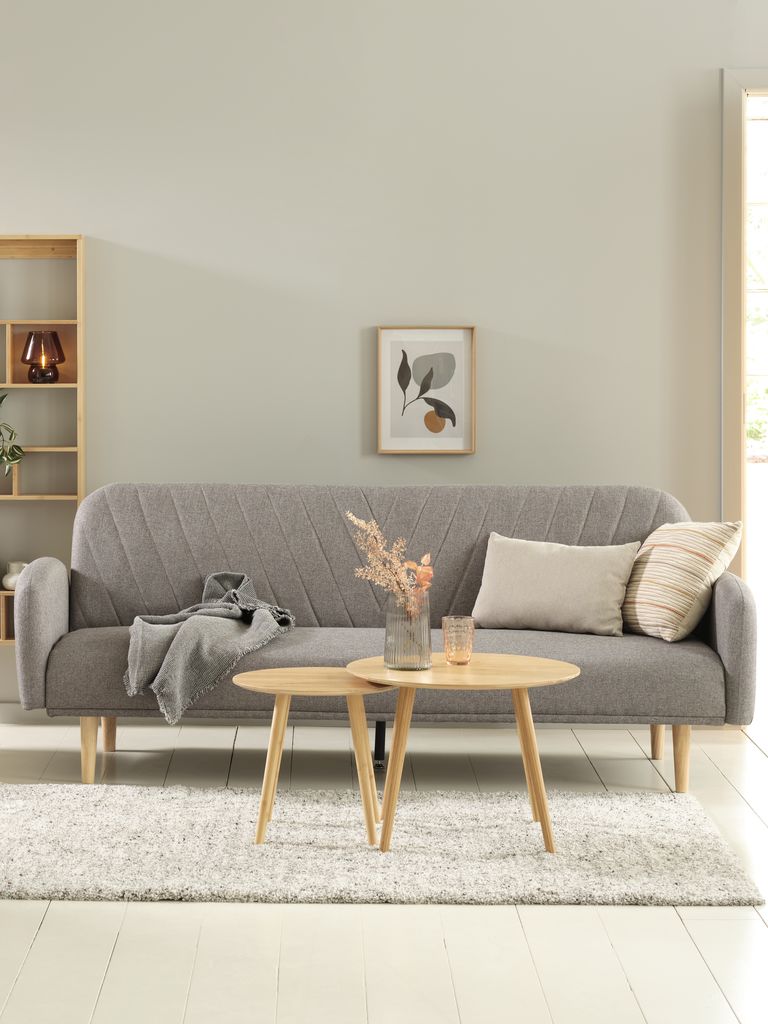 MUNKEBO Conjunto de mesa MUNKEBO Ø55/ø45 cor carvalho 2 un.