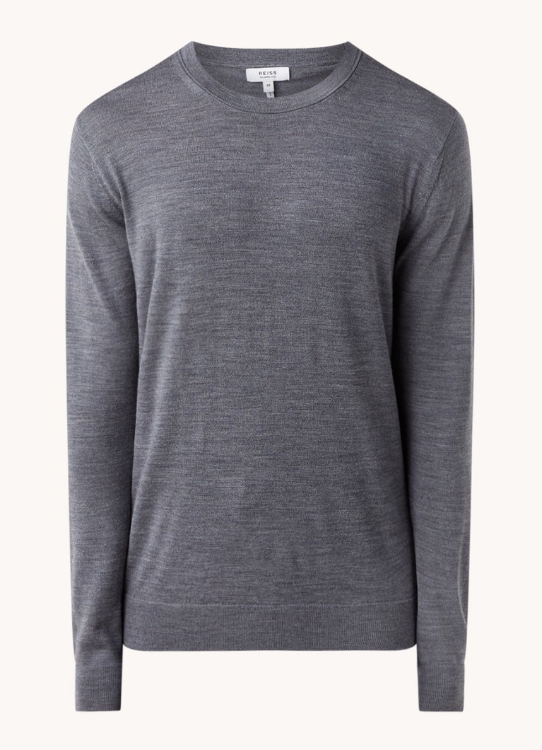 Reiss Wessex fine-knit wool pullover