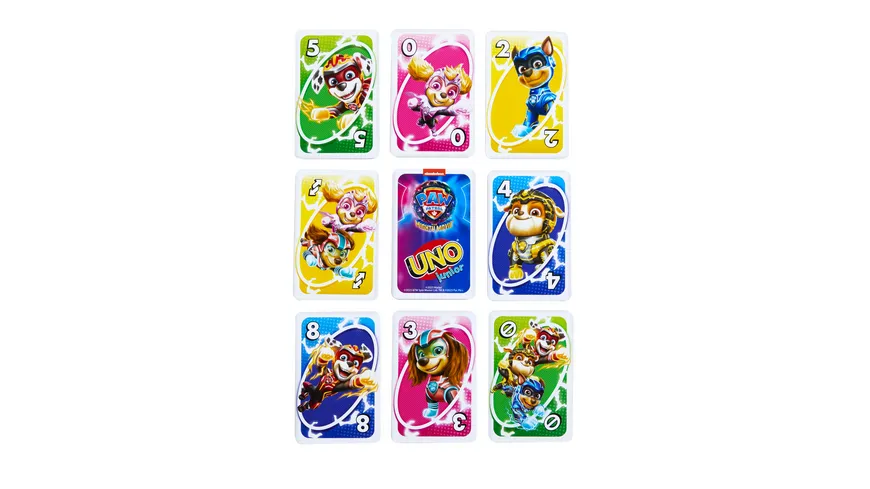 Uno Junior Paw Patrol: The Mighty Movie“ Kartenspiel