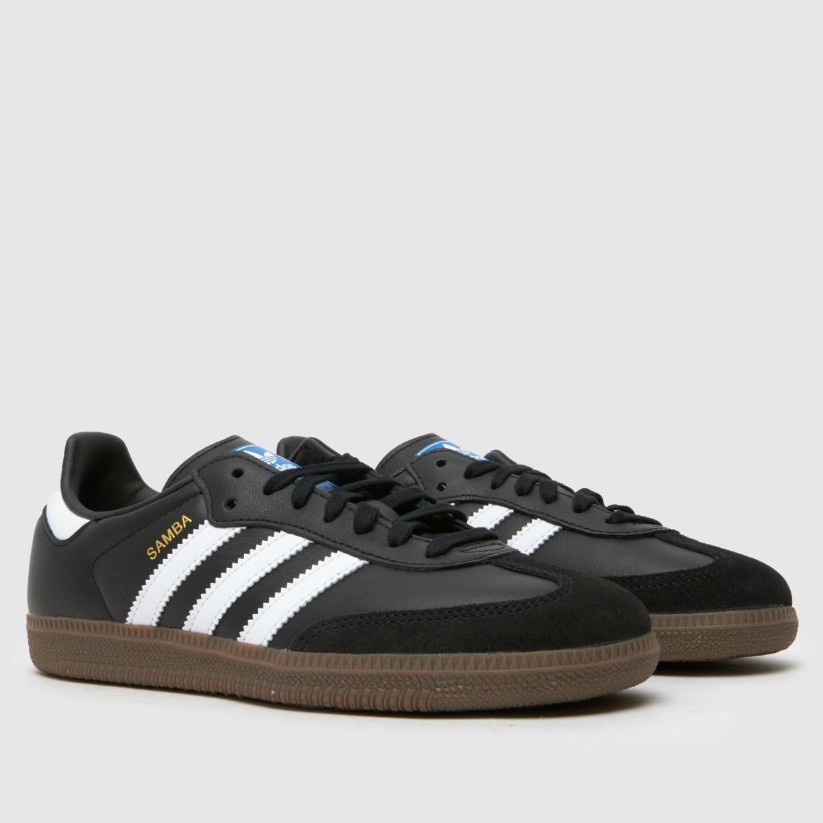 adidas fekete-fehér samba og ifjúsági edzőcipők