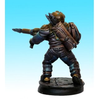 Piston (harpoon gun and metallic armour)