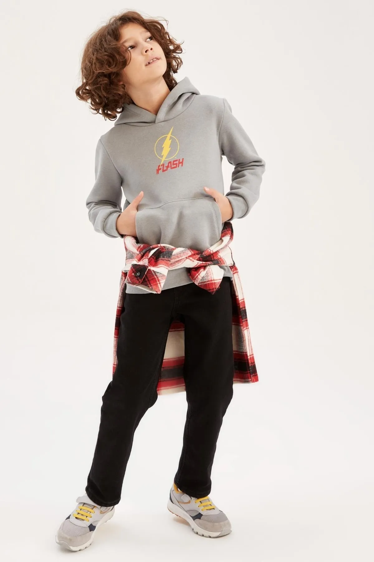 DeFacto  Jungen-Sweatshirt „The Flash“ mit Kapuze
