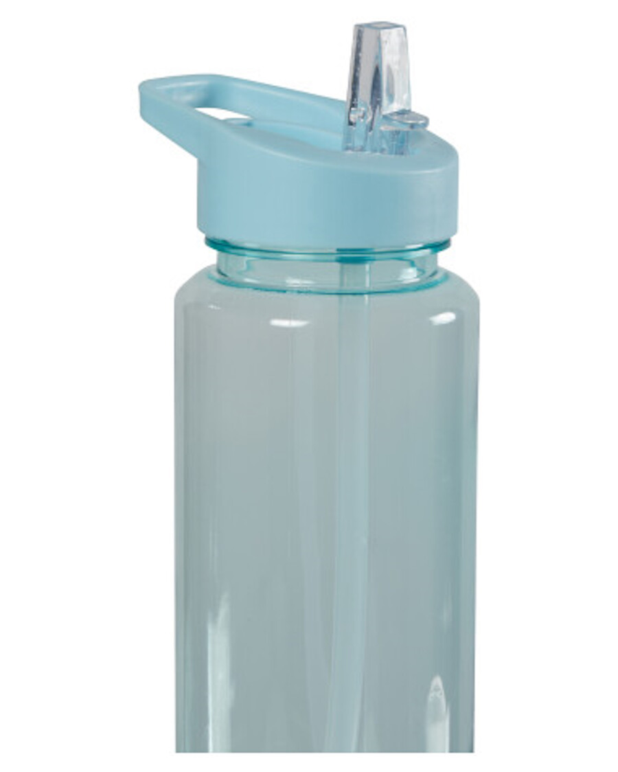 Trinkflasche mit Strohhalm