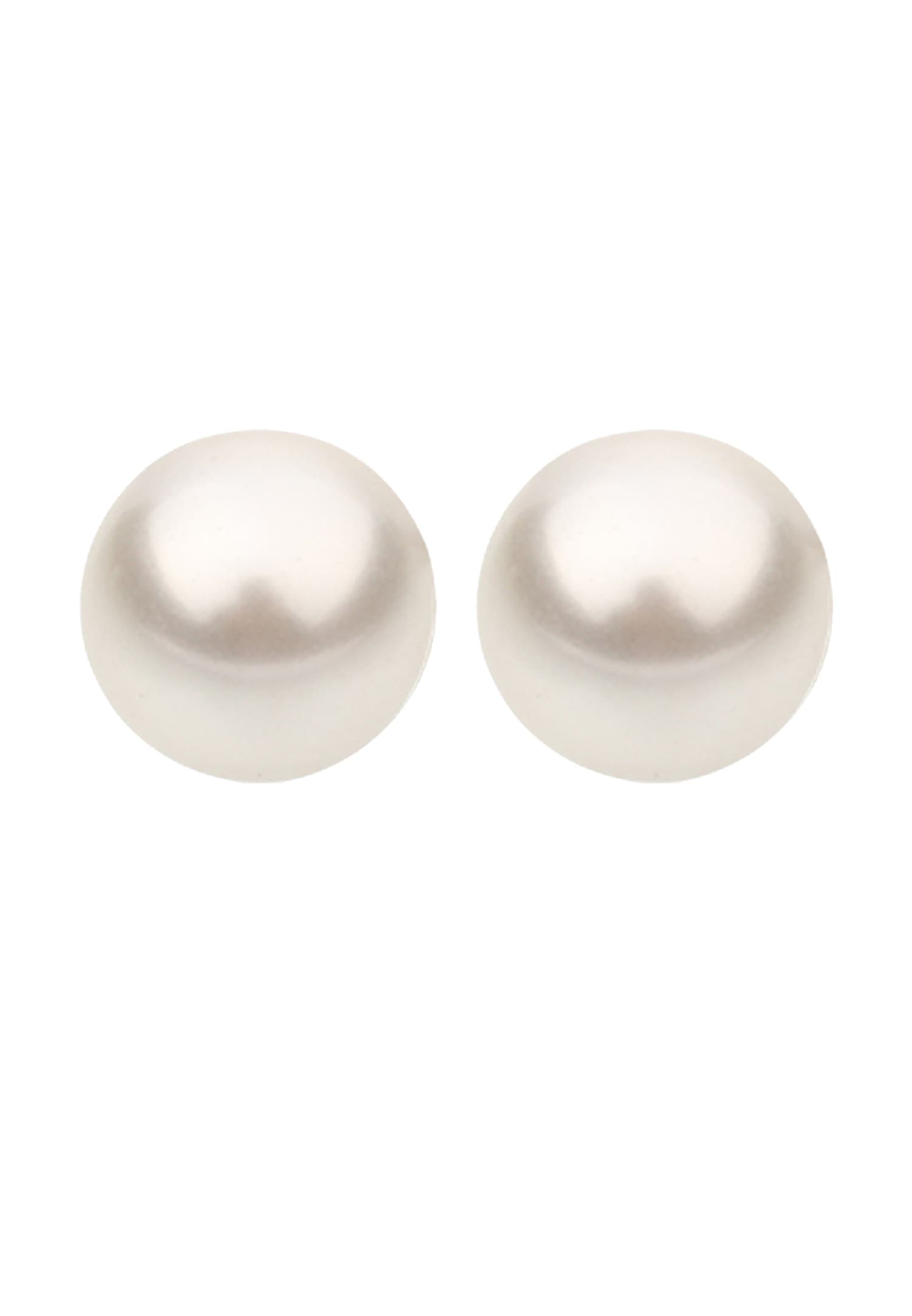 Boucles d'oreilles puces classiques pour femmes de Nenalina avec perle synthétique, en argent sterling 925