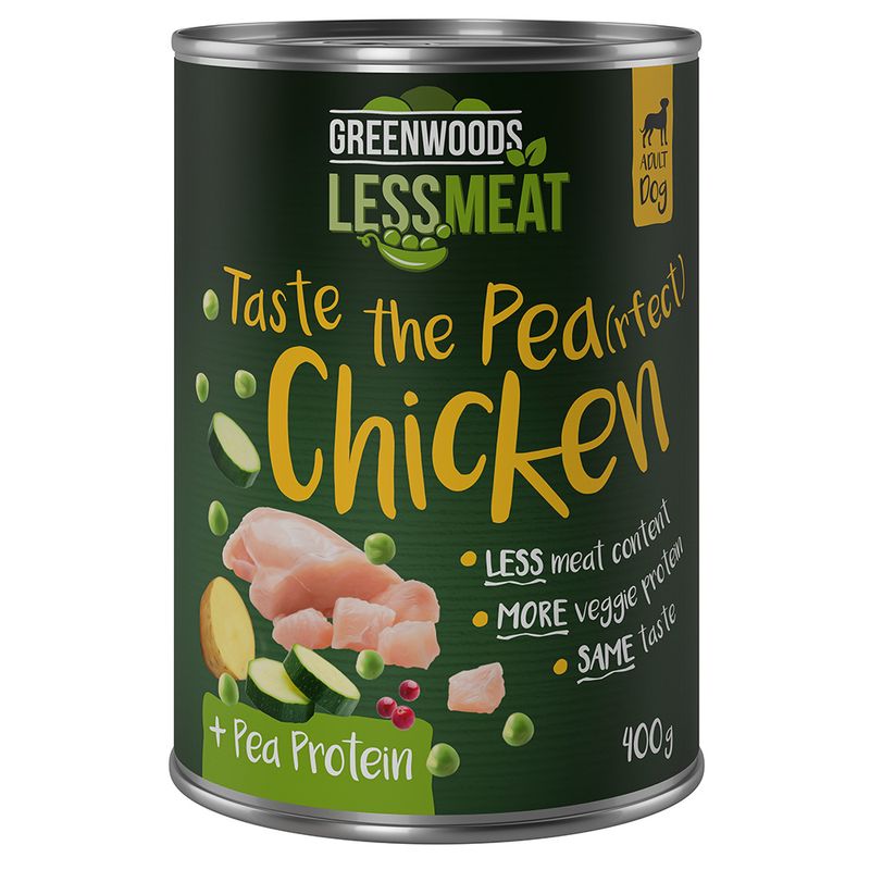 Greenwoods Less Meat Peas kräftigen Erbsen 6 x 400 g