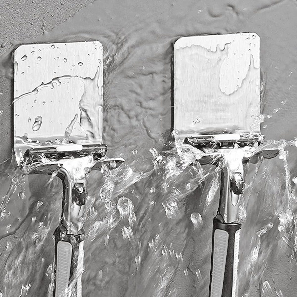 ZmdecQna Wandhaken Rasierer Halterung Dusche Rasiererhalter Haken Klebehaken
