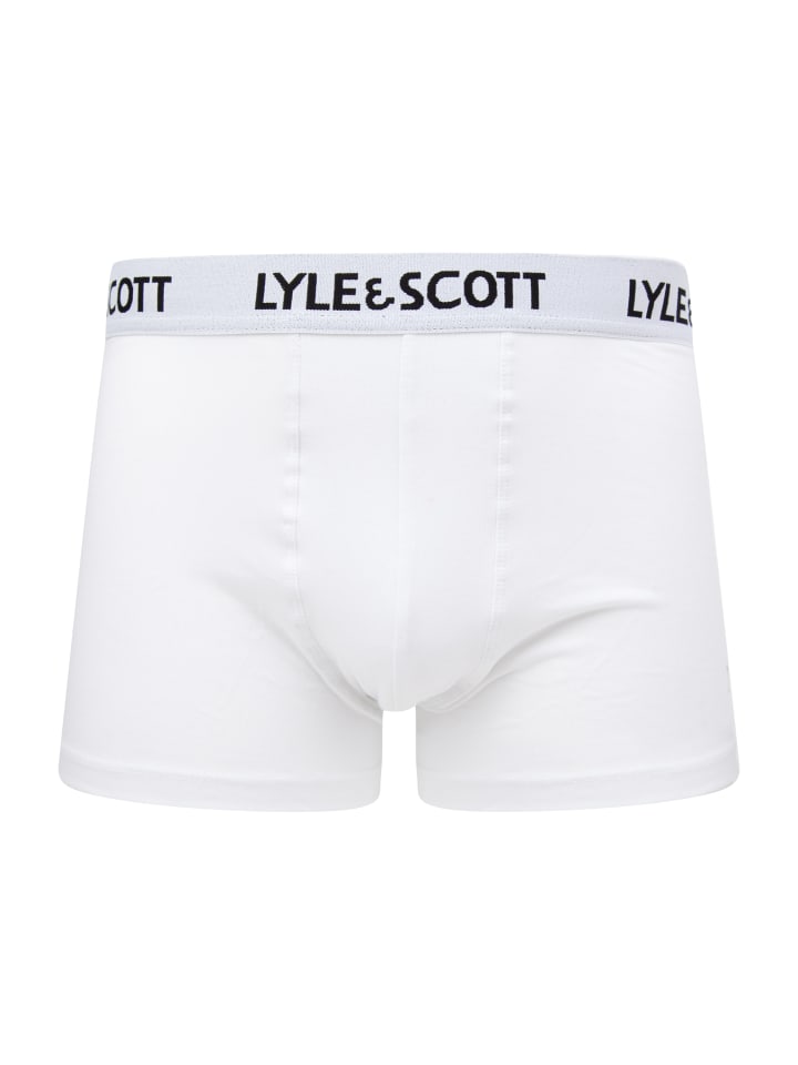 Lyle & Scott Trunks 3-Er Set in Schwarz/Meliertes Grau/Weiß günstig kaufen