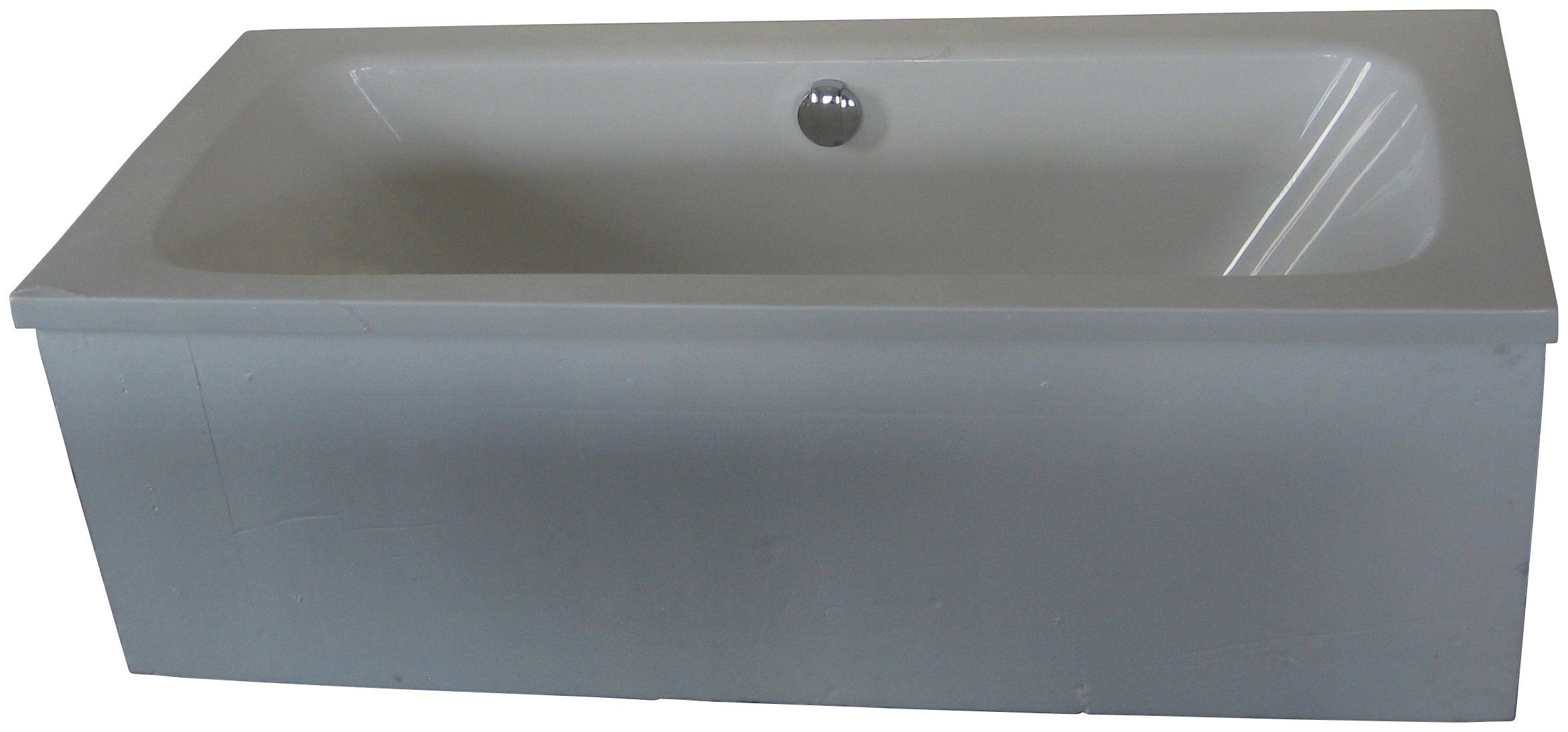 OTTOFOND Badewanne Malta 180, (Set), 180x80 cm, inklusive Wannenträger