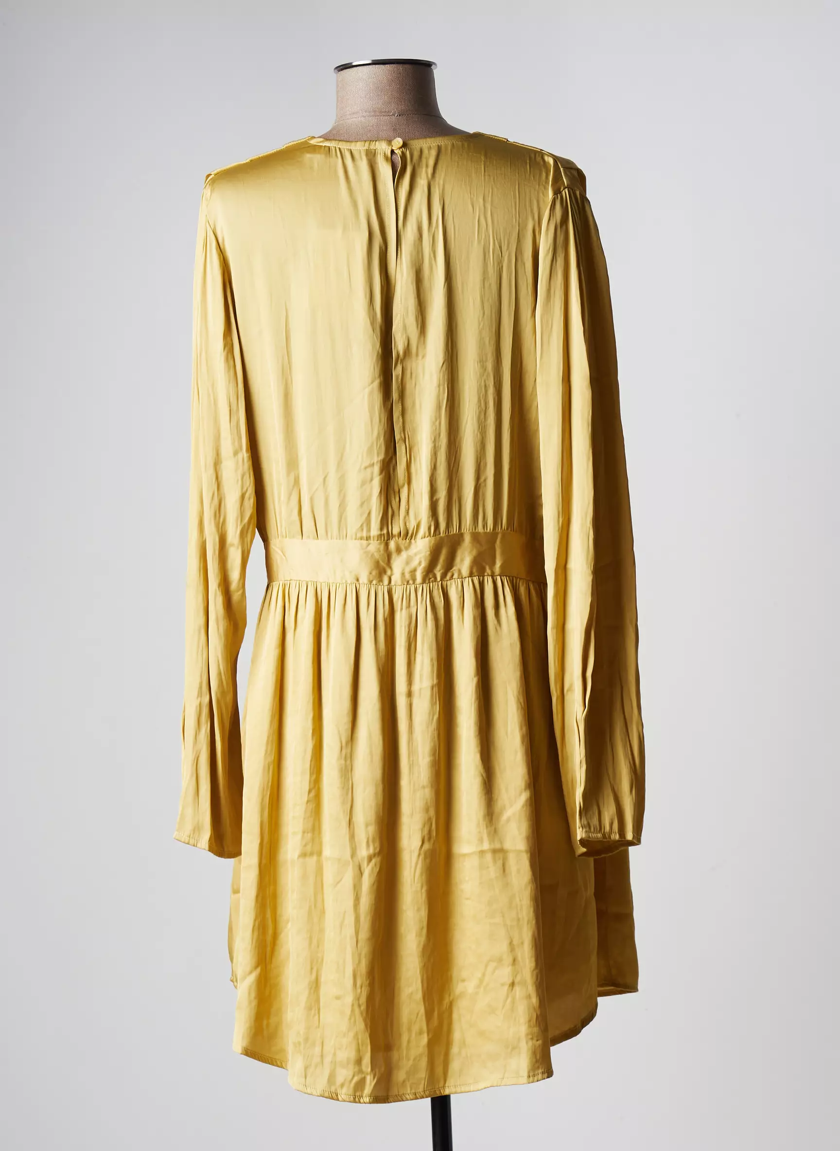 See U Soon Robes Courtes Femme couleur jaune