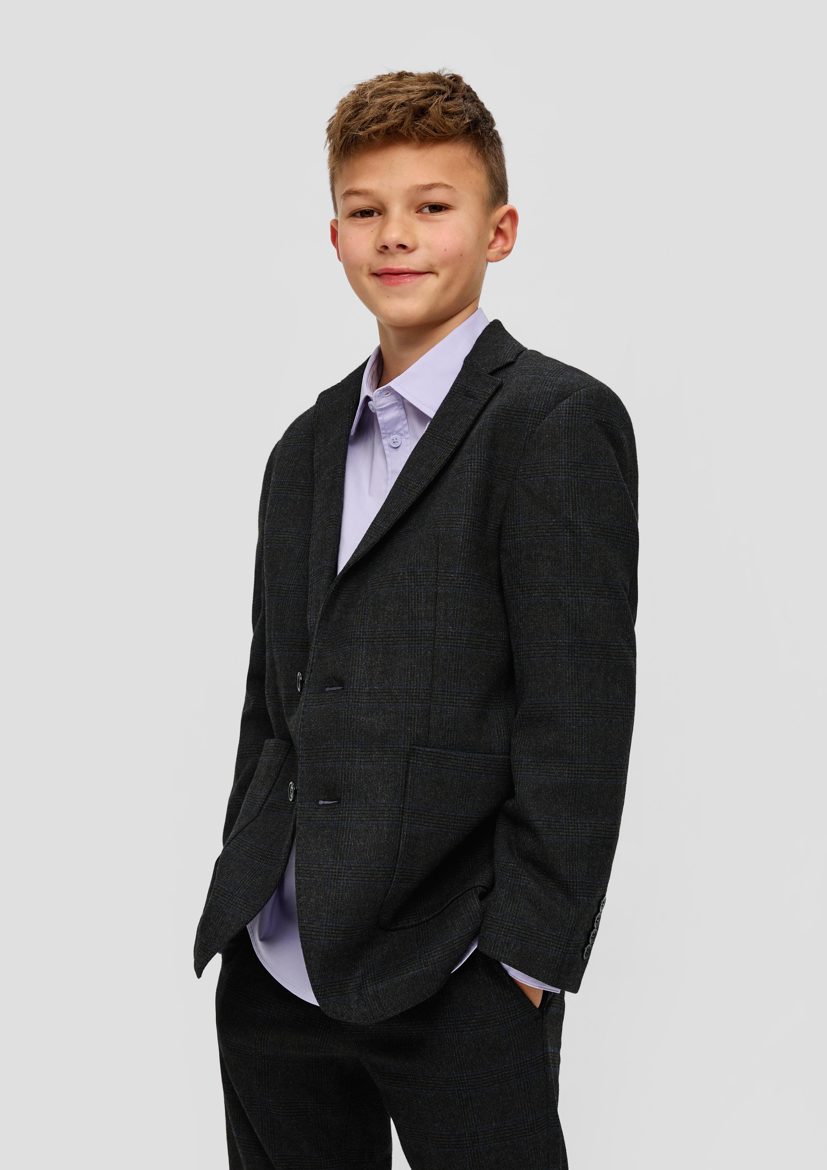 Kariertes Sakko aus Viskosemix  2137569-99N1