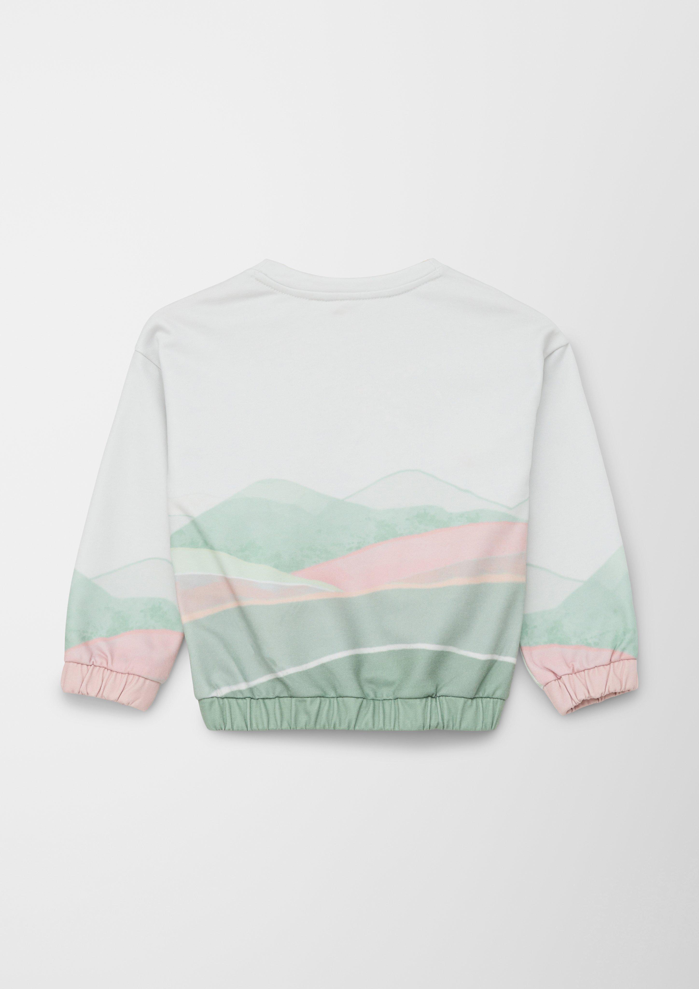 Sweatshirt mit Allover-Print  2119744-73B1