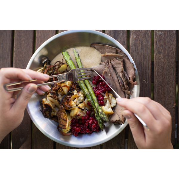 LEISURE CUTLERY DEEP BLUE - Campingbesteck