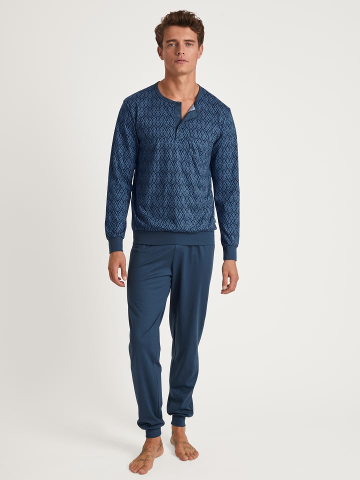Calida Pyjama in coronet blue günstig kaufen
