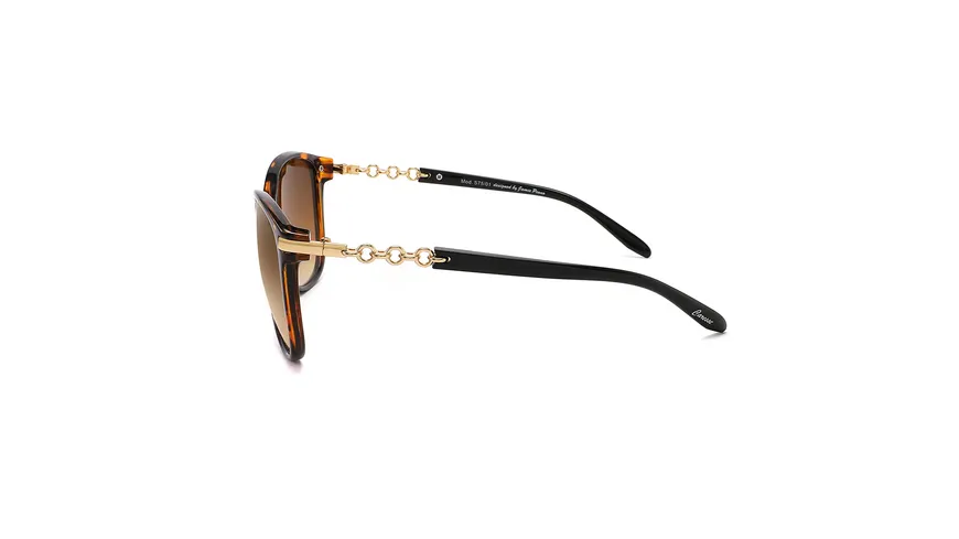 Caresse Brillenmode Sonnenbrille Kombi demibraun