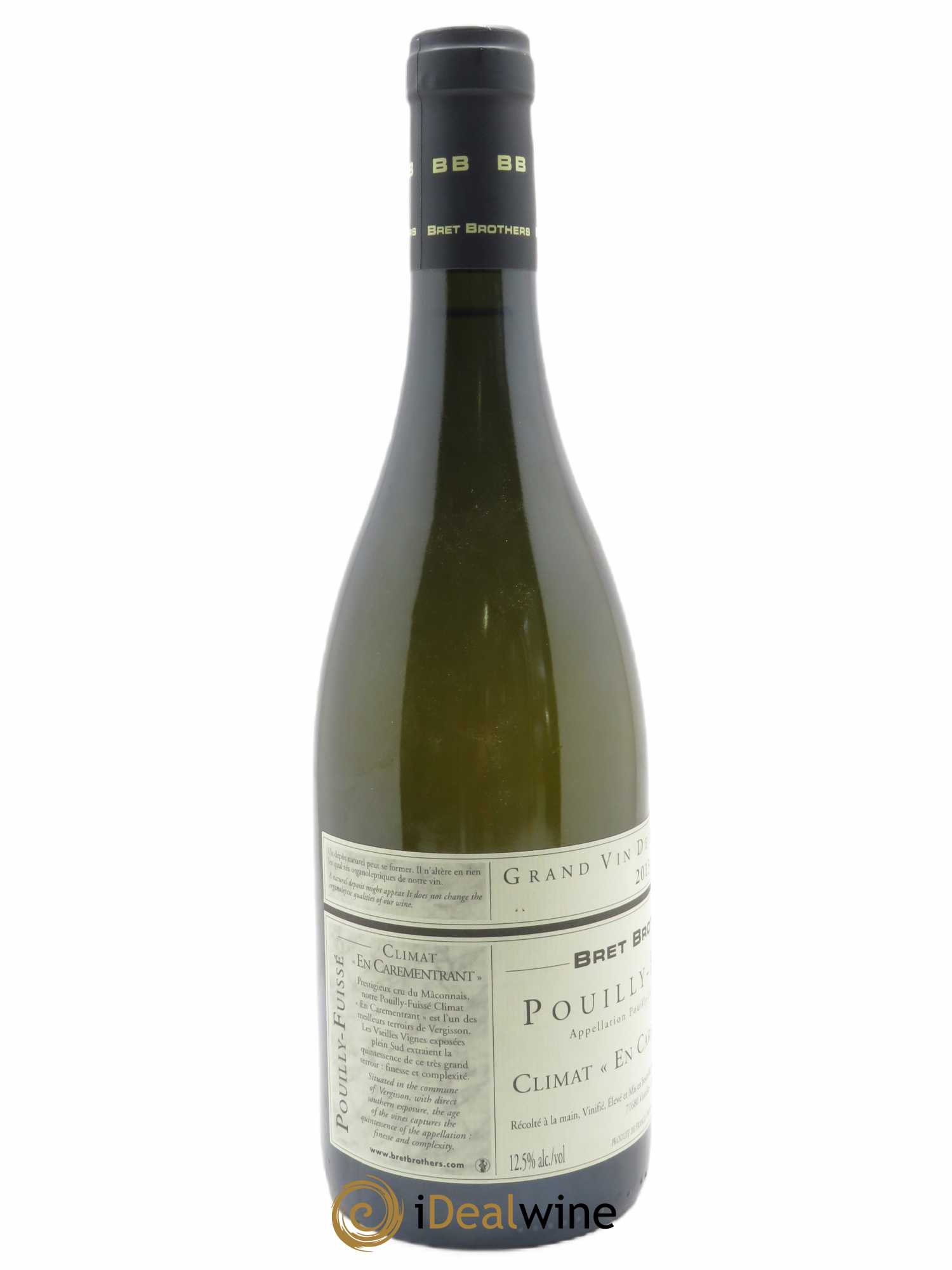 Pouilly-Fuissé En Carementrant Bret Brothers  2013 - Lot de 1 Bouteille